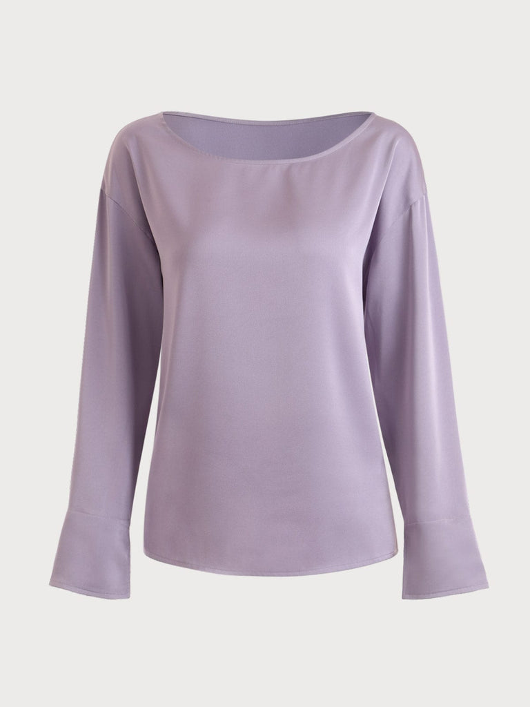 BERLOOK - Sustainable Tops _ Solid Side Split Blouse