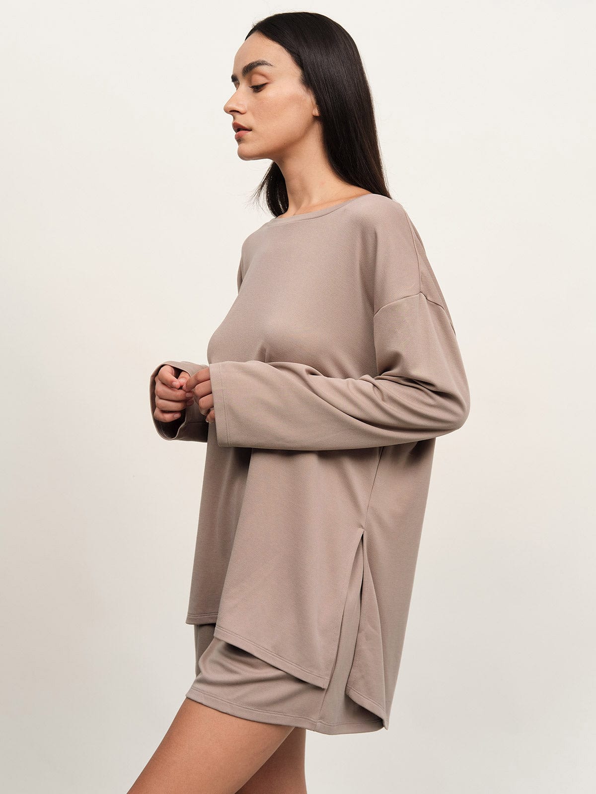 Tie Backless TENCEL™ Modal Tee & Reviews - Khaki - Sustainable