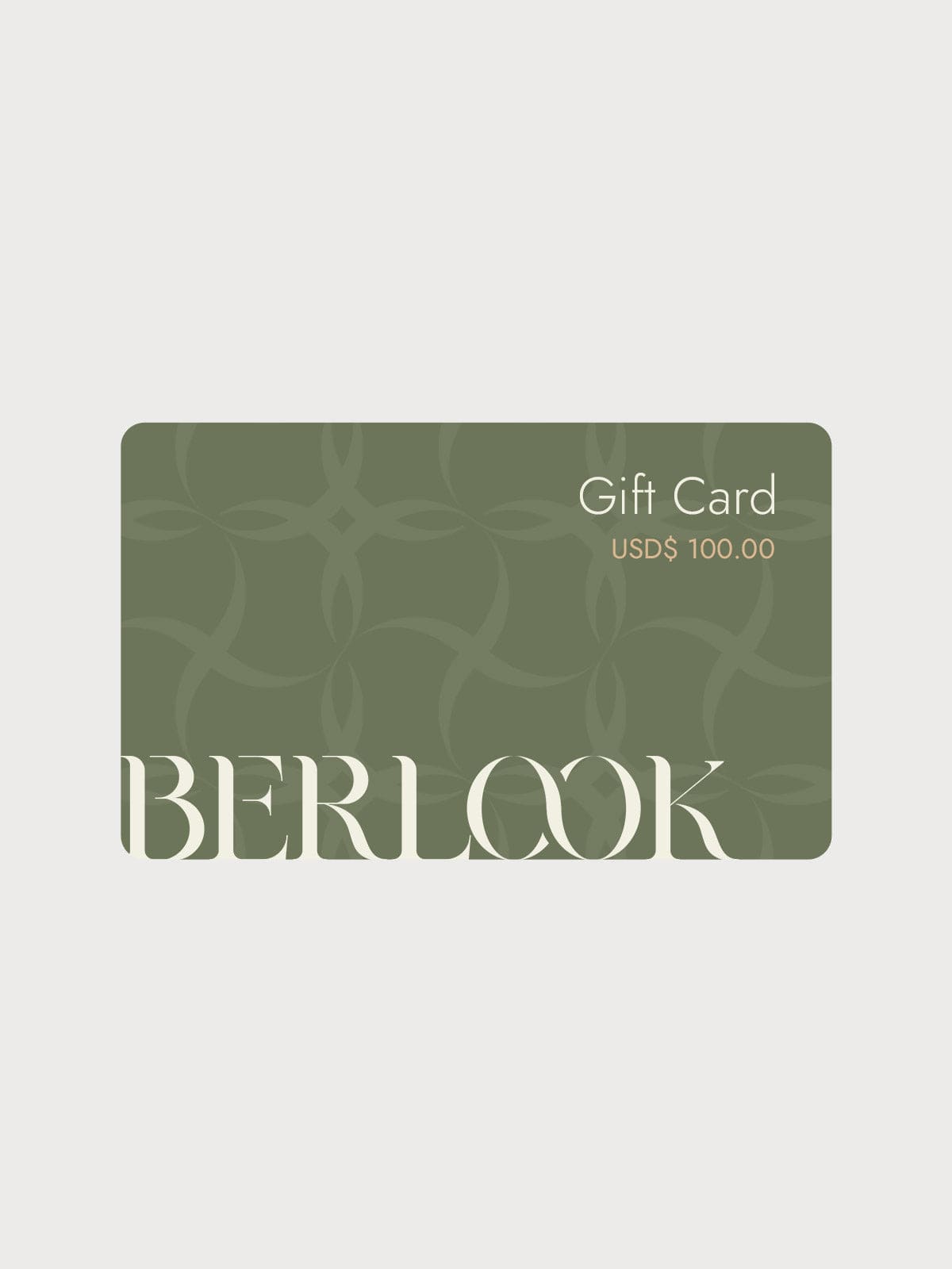 BERLOOK - Sustainable _ US$100.00 Gift Card