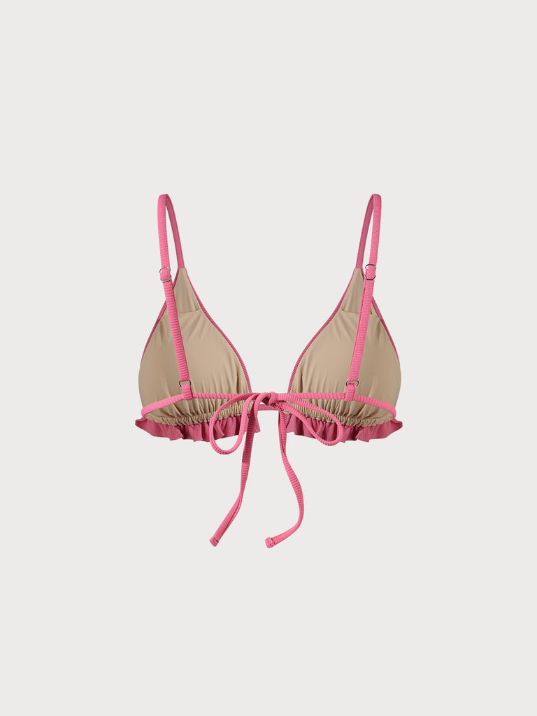 The Flounce Triangle Bikini Top Sustainable Bikinis - BERLOOK