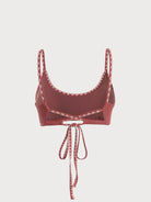 Tie Back Scoop Bikini Top Sustainable Bikinis - BERLOOK