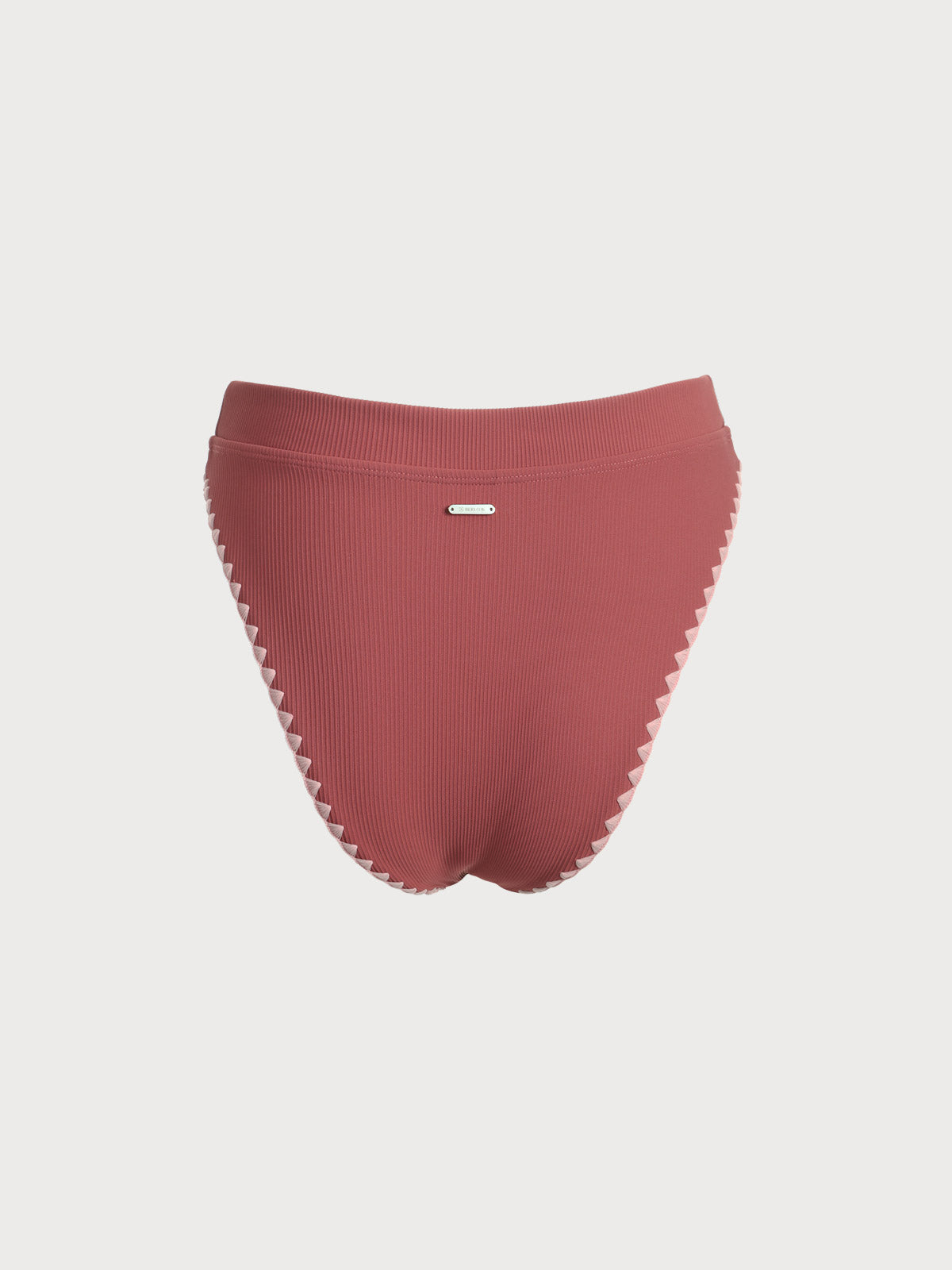 Tie Back Scoop Bikini Top & Reviews - Brick Red - Sustainable